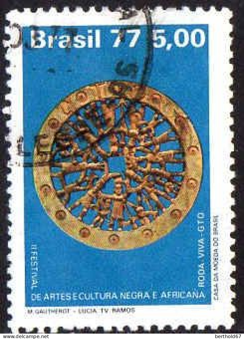 Brésil Poste Obl Yv:1238 Mi:1578 Festival De Artes E Cultura Negra E Africana (TB Cachet Rond) - Used Stamps
