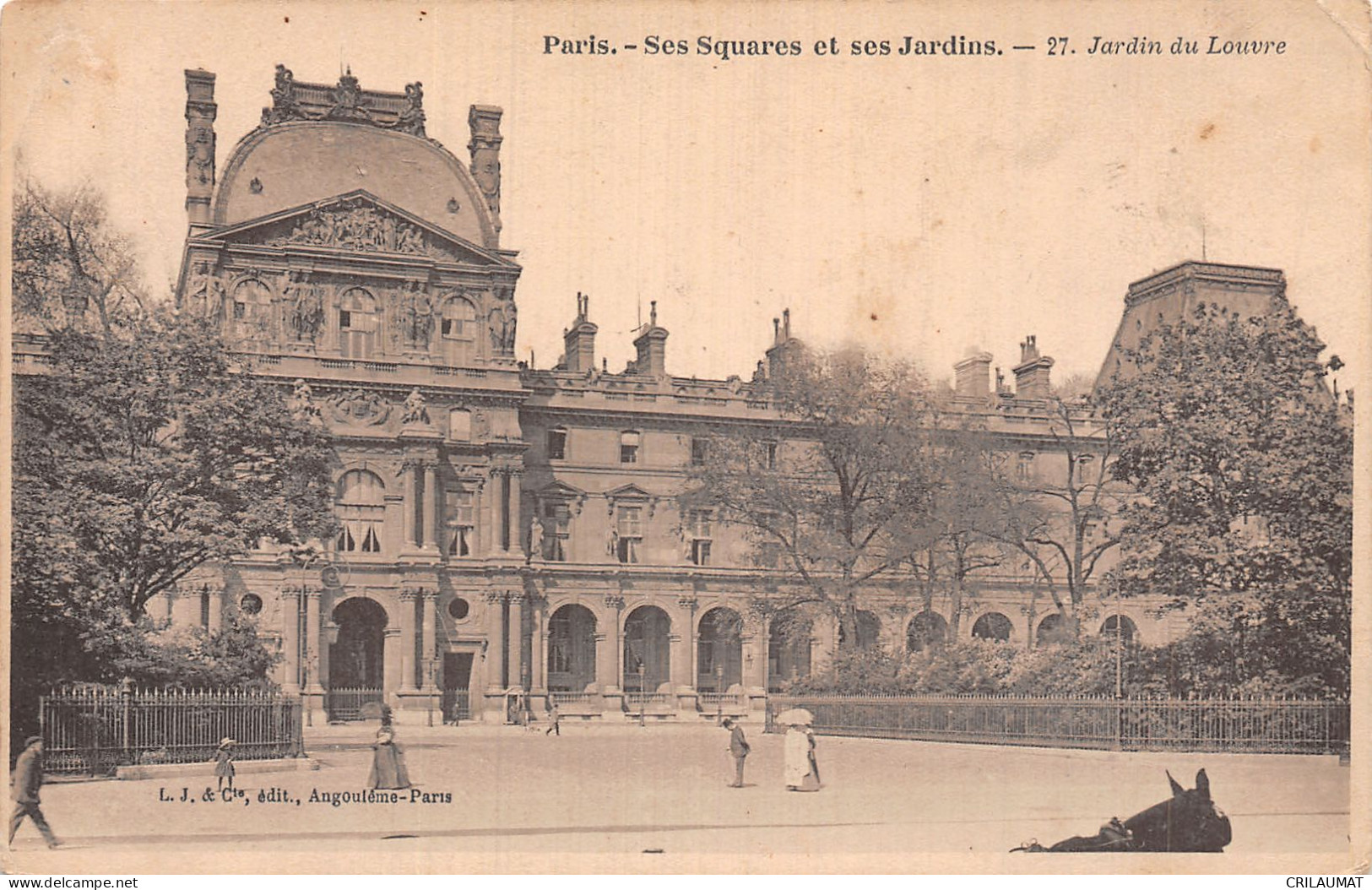 75-PARIS JARDIN DU LOUVRE-N°5138-A/0025 - Andere & Zonder Classificatie