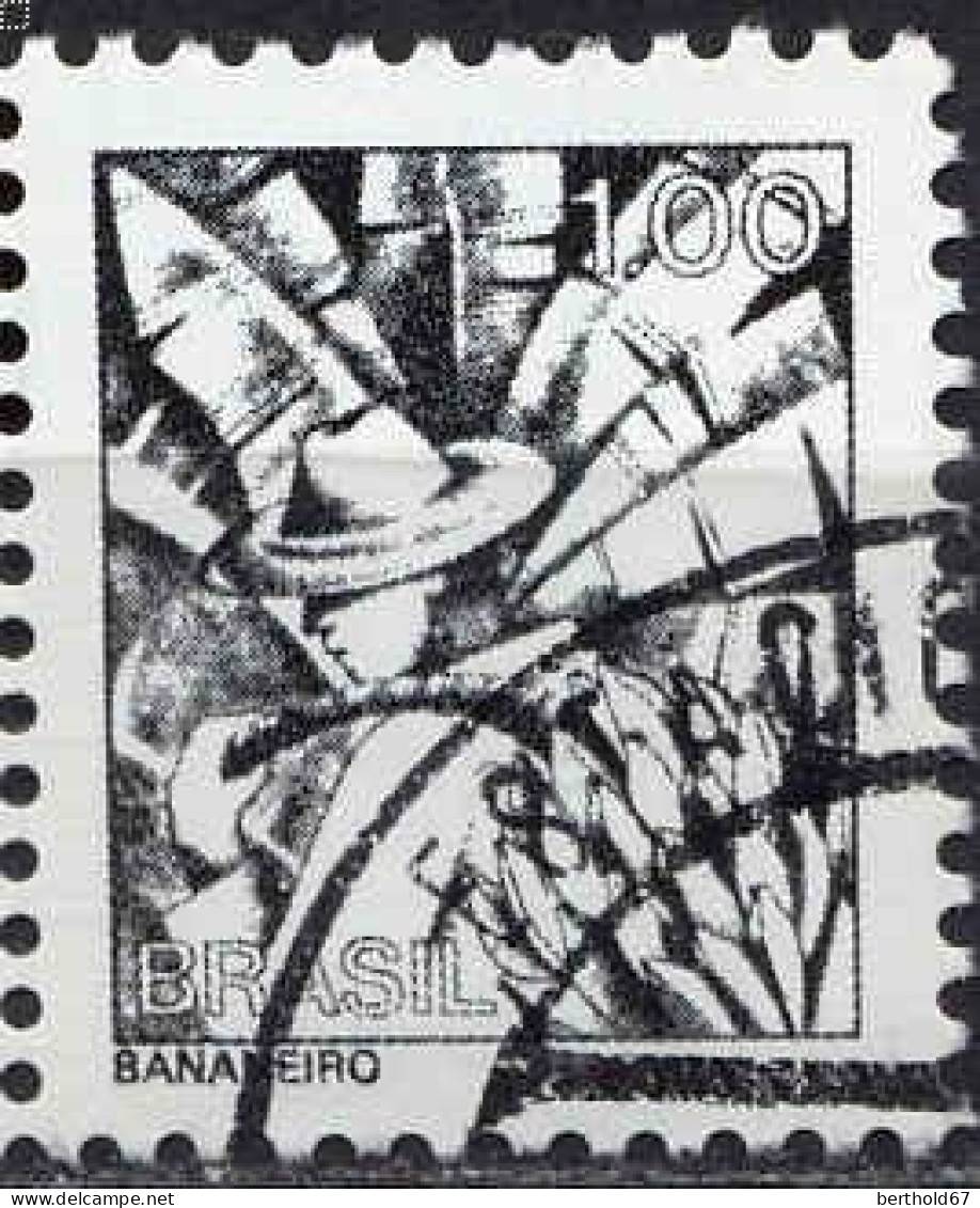 Brésil Poste Obl Yv:1203 Mi:1542x Bananeiro (TB Cachet Rond) - Used Stamps