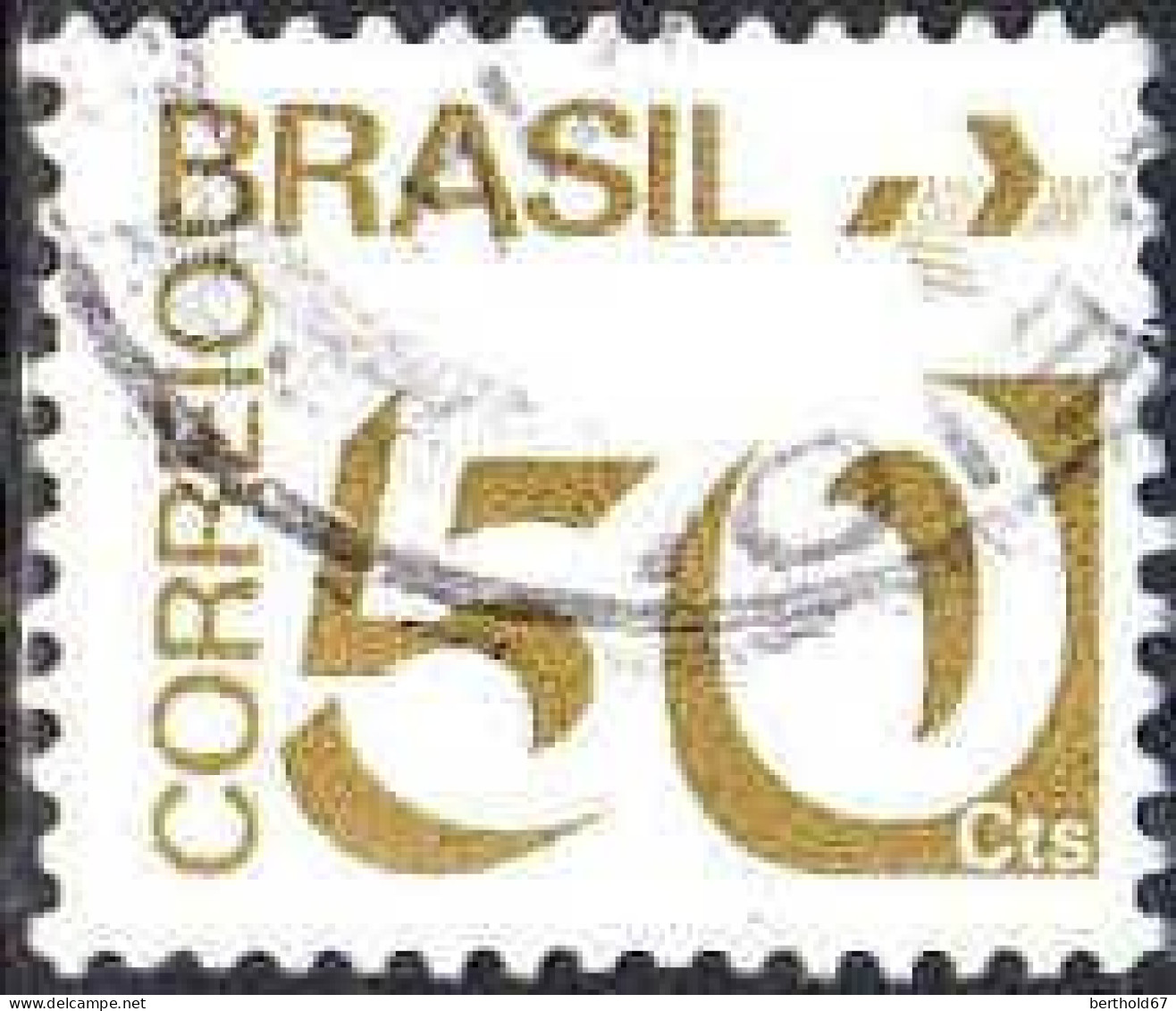 Brésil Poste Obl Yv:1089 Mi:1419 Embleme Des Postes Brésiliennes (Beau Cachet Rond) - Oblitérés