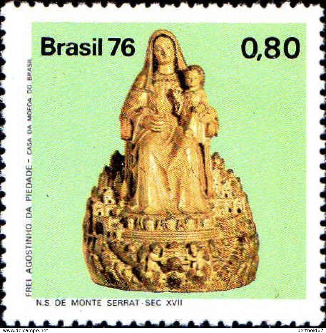 Brésil Poste N** Yv:1230/1233 Sculptures - Unused Stamps