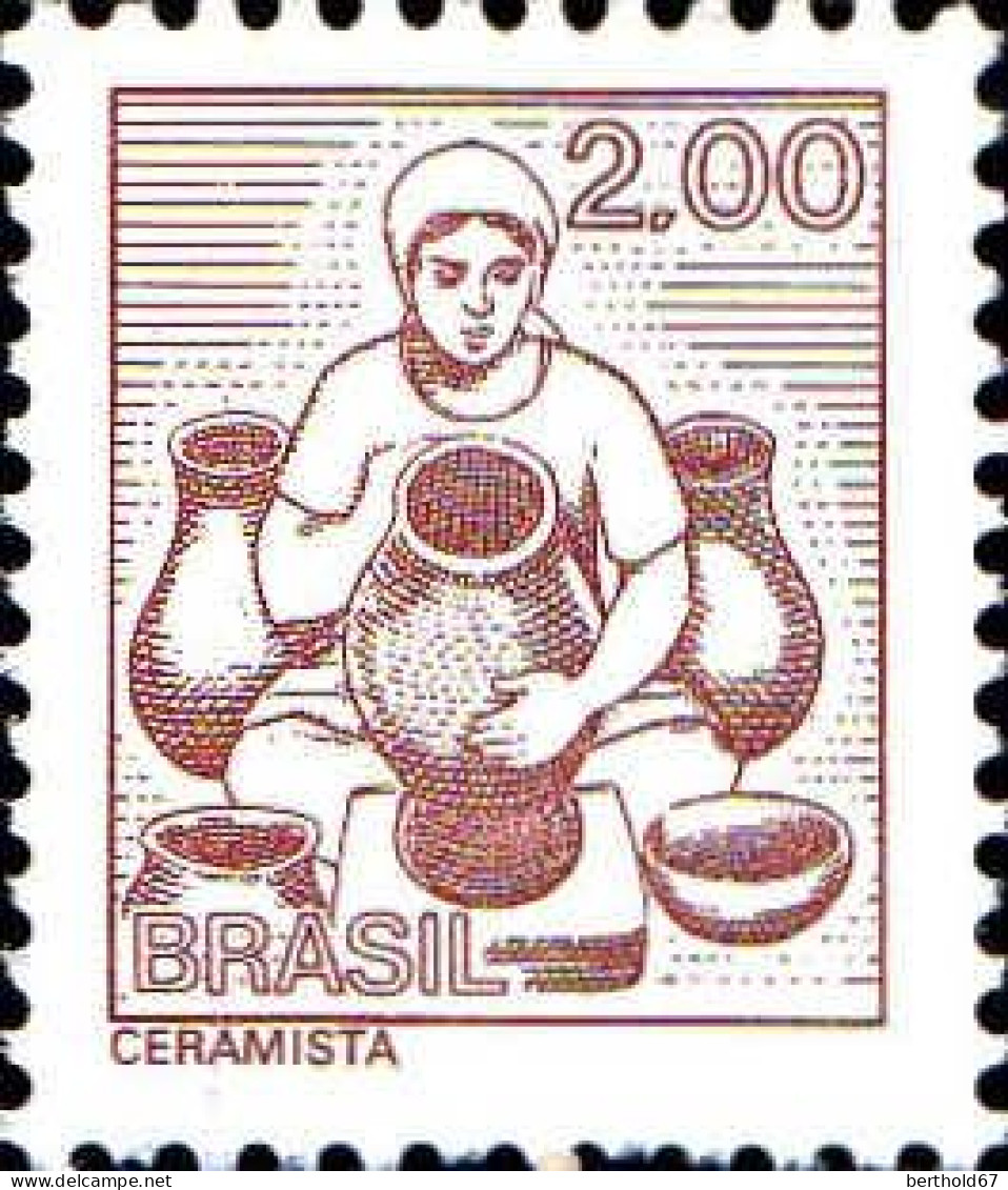 Brésil Poste N** Yv:1244/1250 Travail National - Unused Stamps