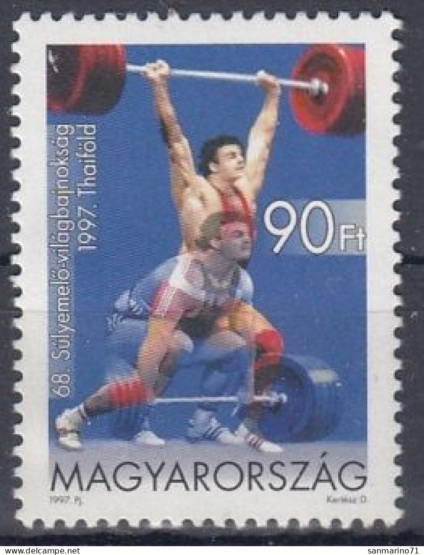 HUNGARY 4473,unused - Weightlifting
