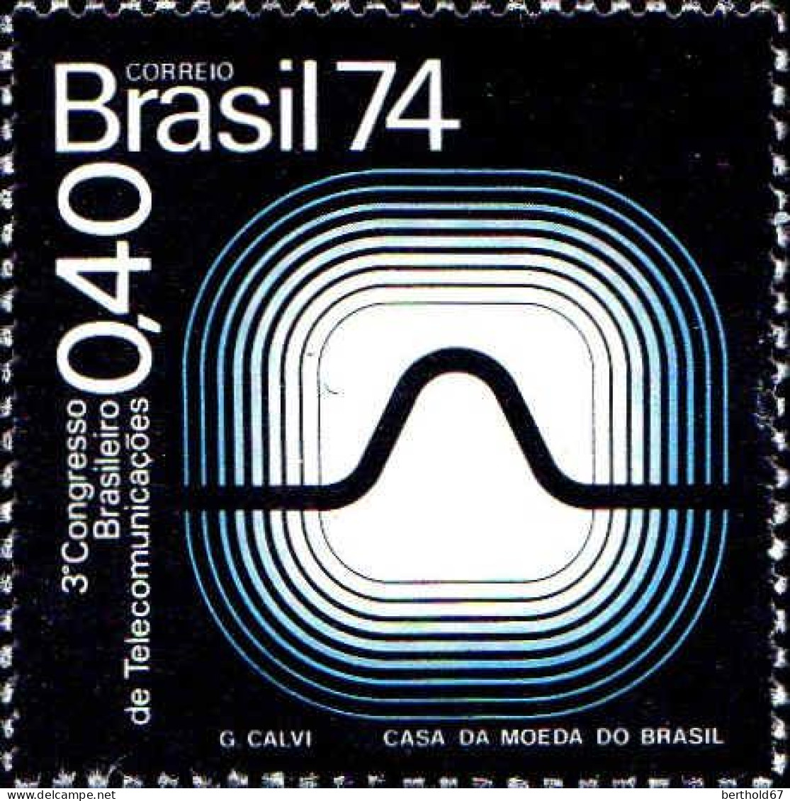Brésil Poste N** Yv:1110 Mi:1442 Congresso Brasileiro De Telecomunicaçoes - Ungebraucht