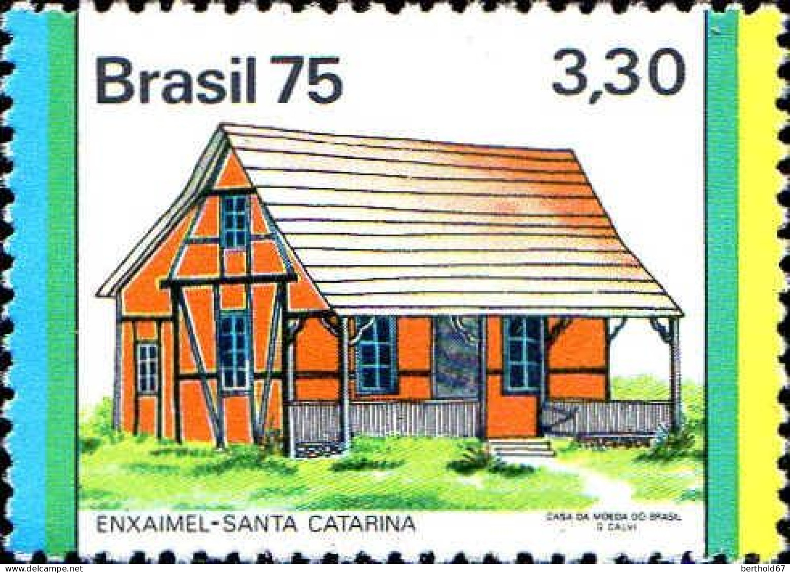 Brésil Poste N** Yv:1142/1145 Architecture - Ungebraucht
