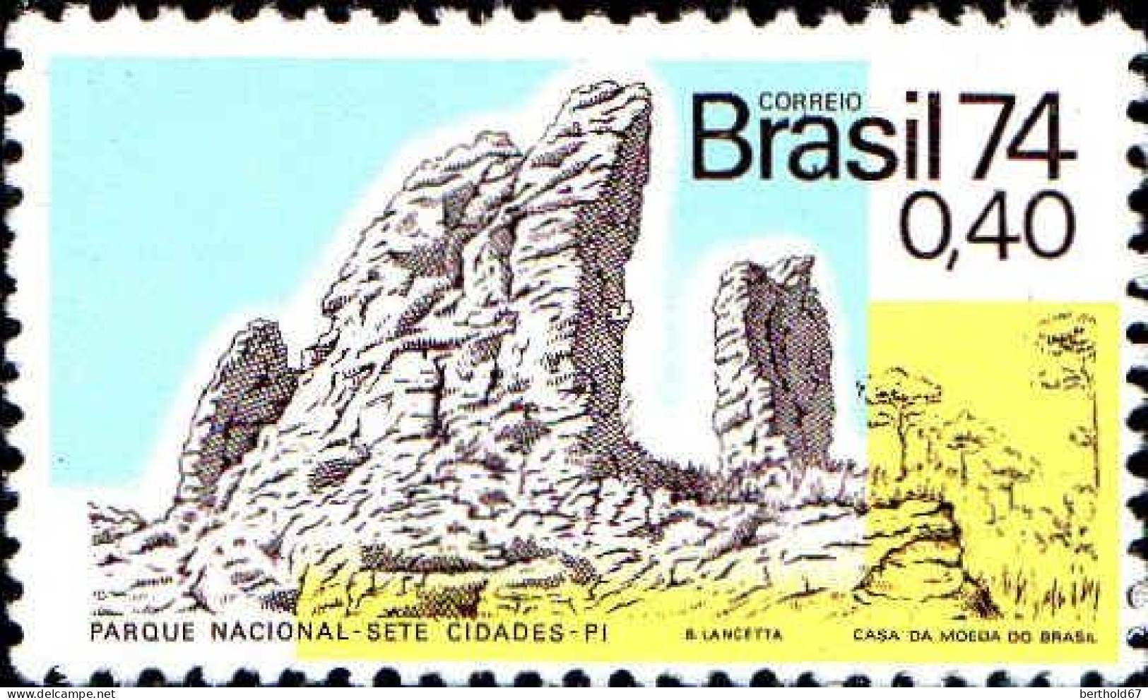 Brésil Poste N** Yv:1107/1108 Série Touristique - Unused Stamps