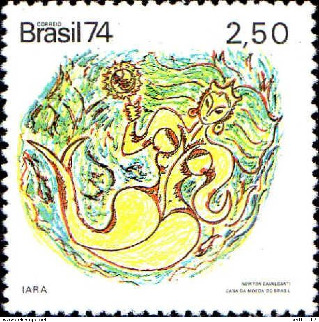 Brésil Poste N** Yv:1091/1095 Légendes Populaires - Unused Stamps