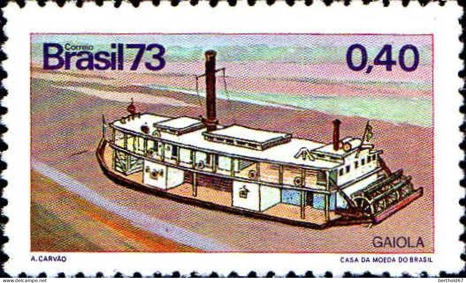 Brésil Poste N** Yv:1079/1082 Embarcations - Unused Stamps