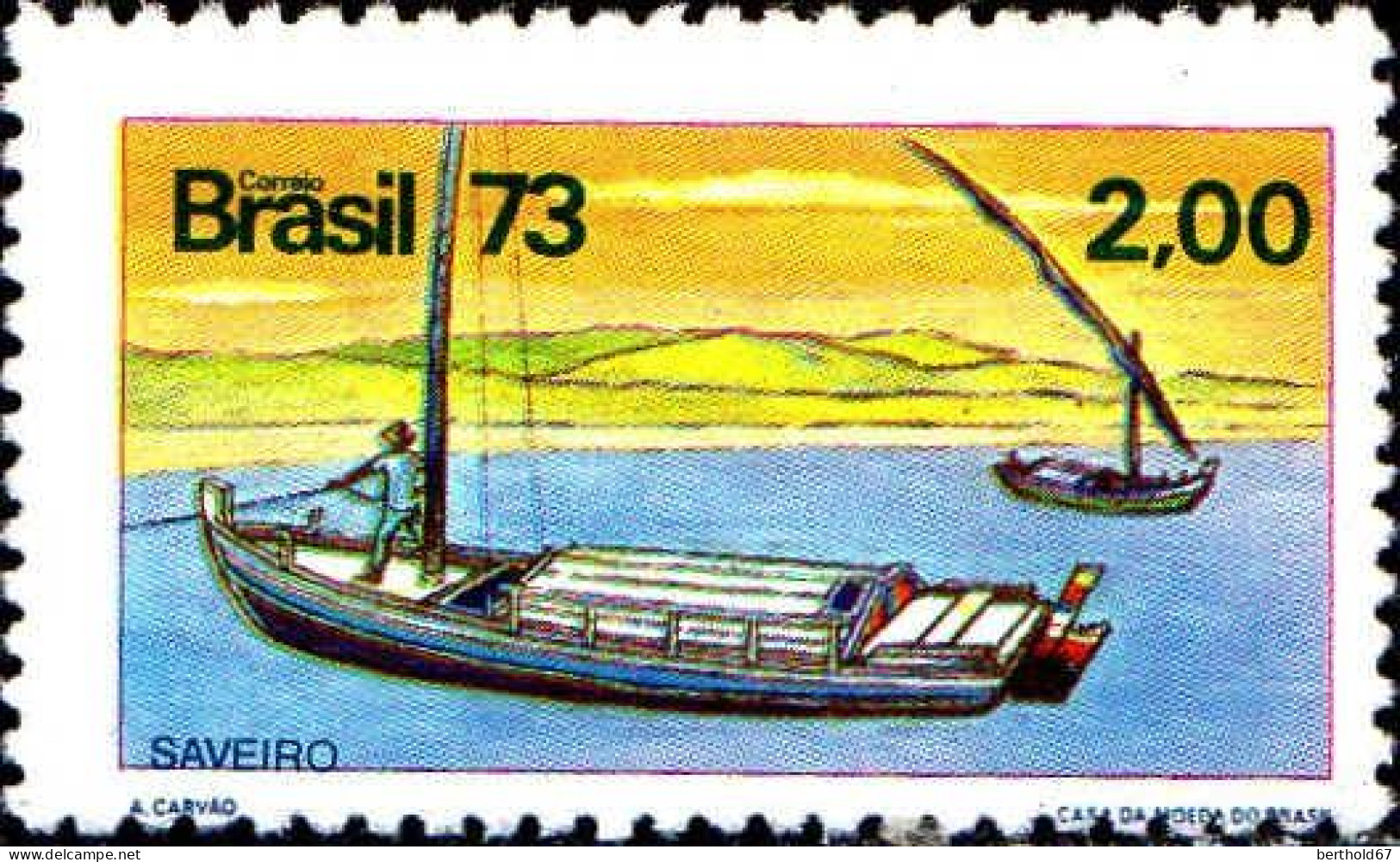 Brésil Poste N** Yv:1079/1082 Embarcations - Ongebruikt