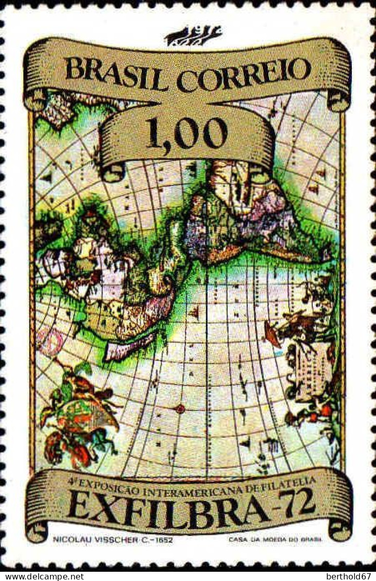 Brésil Poste N** Yv:1004/1006 4.Exposition Philatélique Exfilbra - Unused Stamps