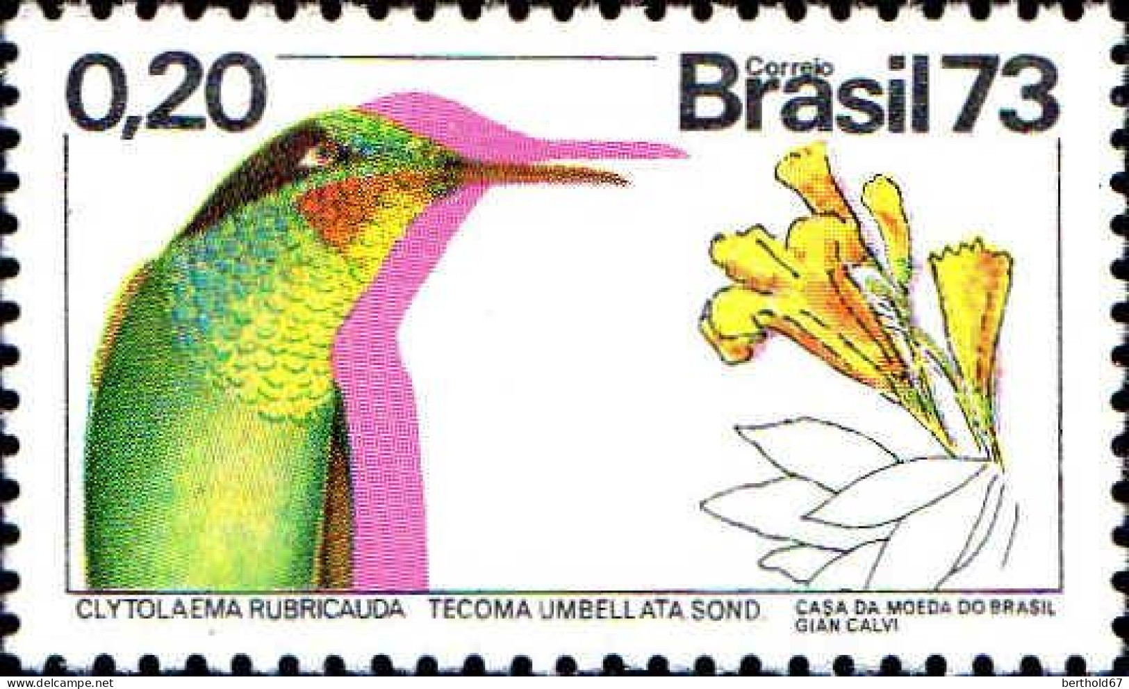Brésil Poste N** Yv:1035/1037 Oiseaux - Nuovi
