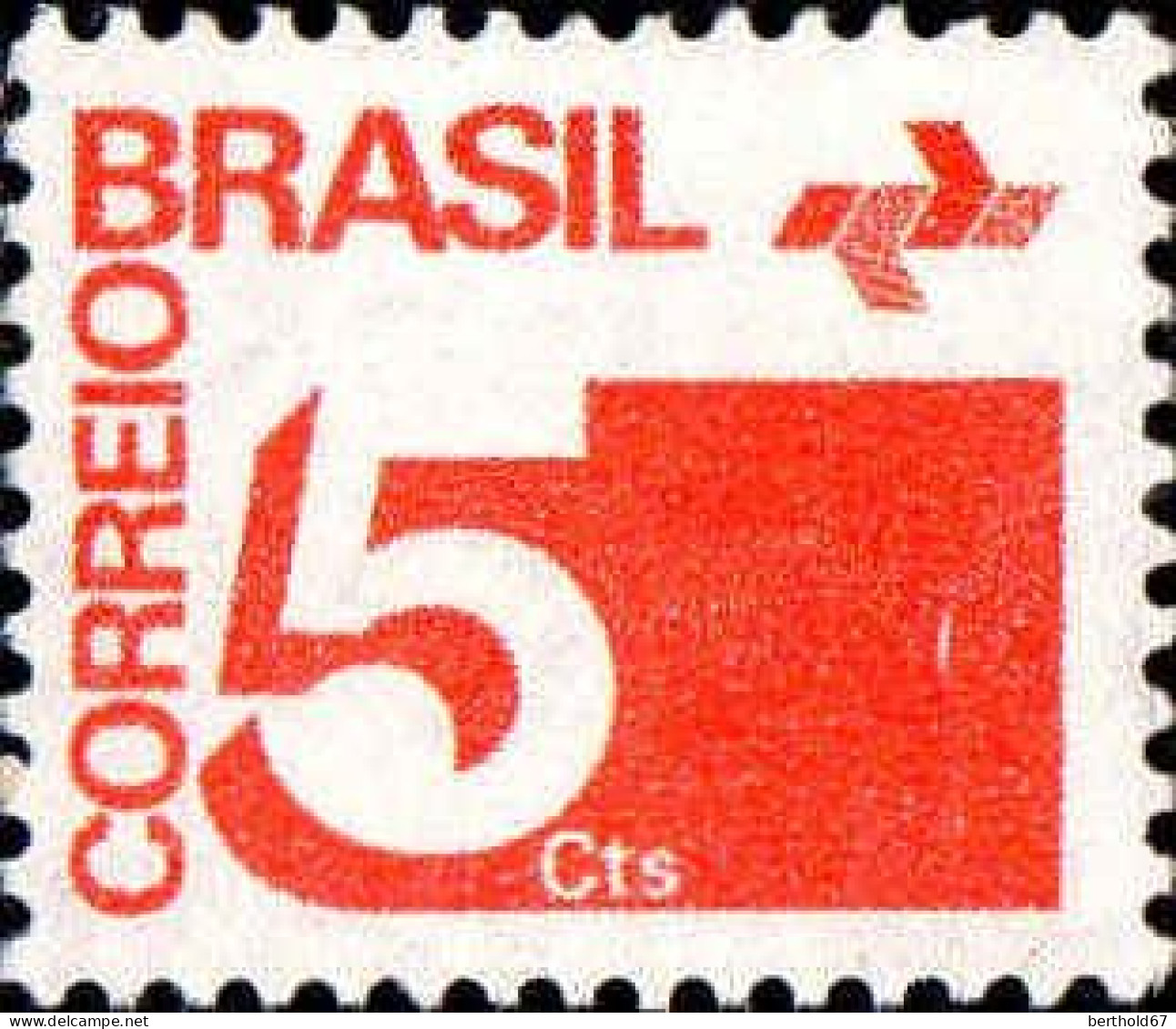 Brésil Poste N** Yv:1026/1030 Embleme Des Postes Brésiliennes - Unused Stamps