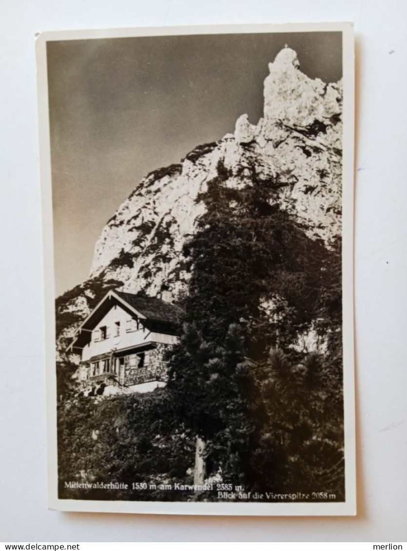 D202682 AK- CPA  - Mittenwald Mittenwalderhütte  Am Karwendel      - Ca 1920-30's FOTO-AK - Mittenwald
