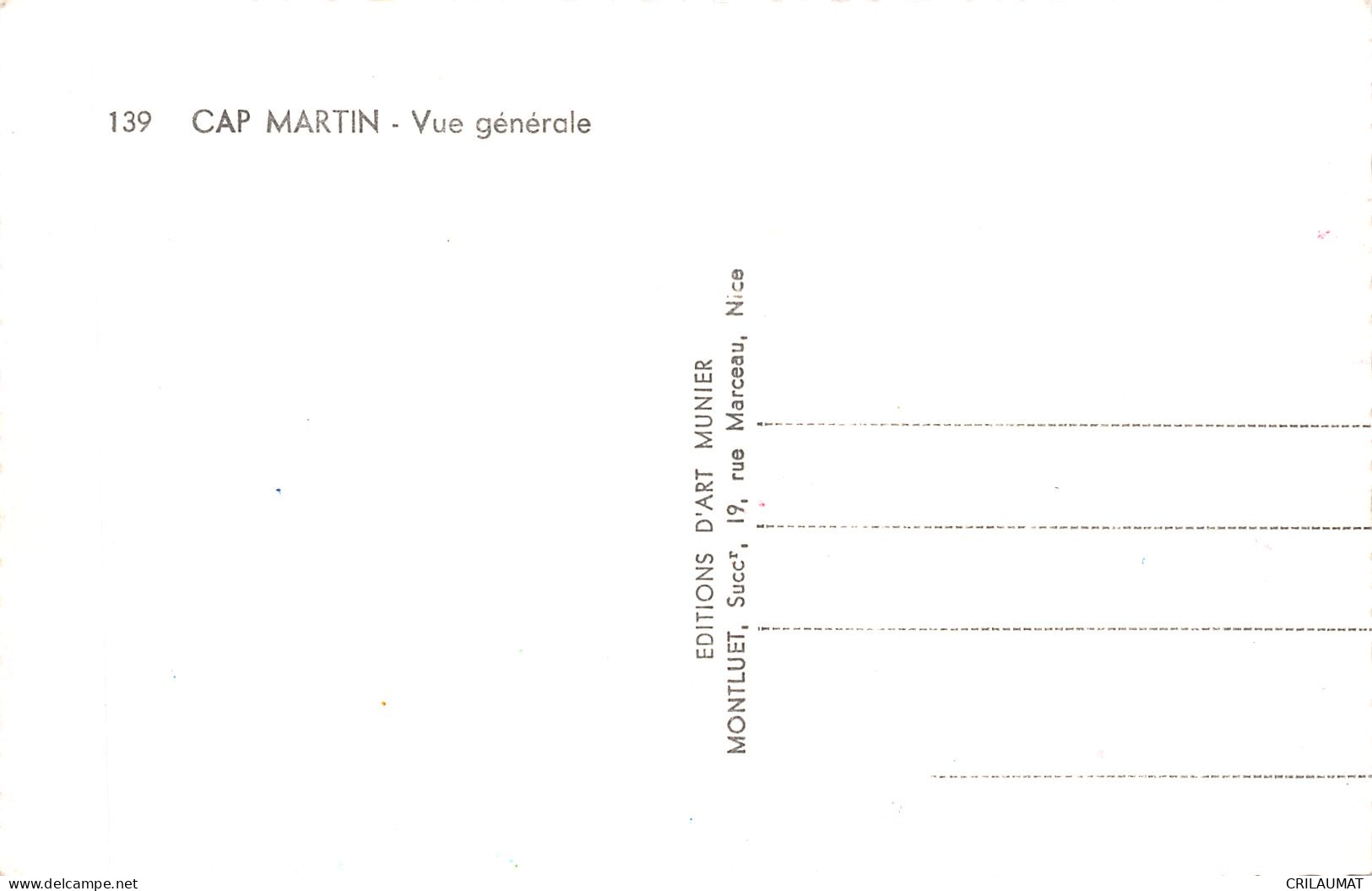 06-CAP MARTIN-N°5138-E/0399 - Other & Unclassified