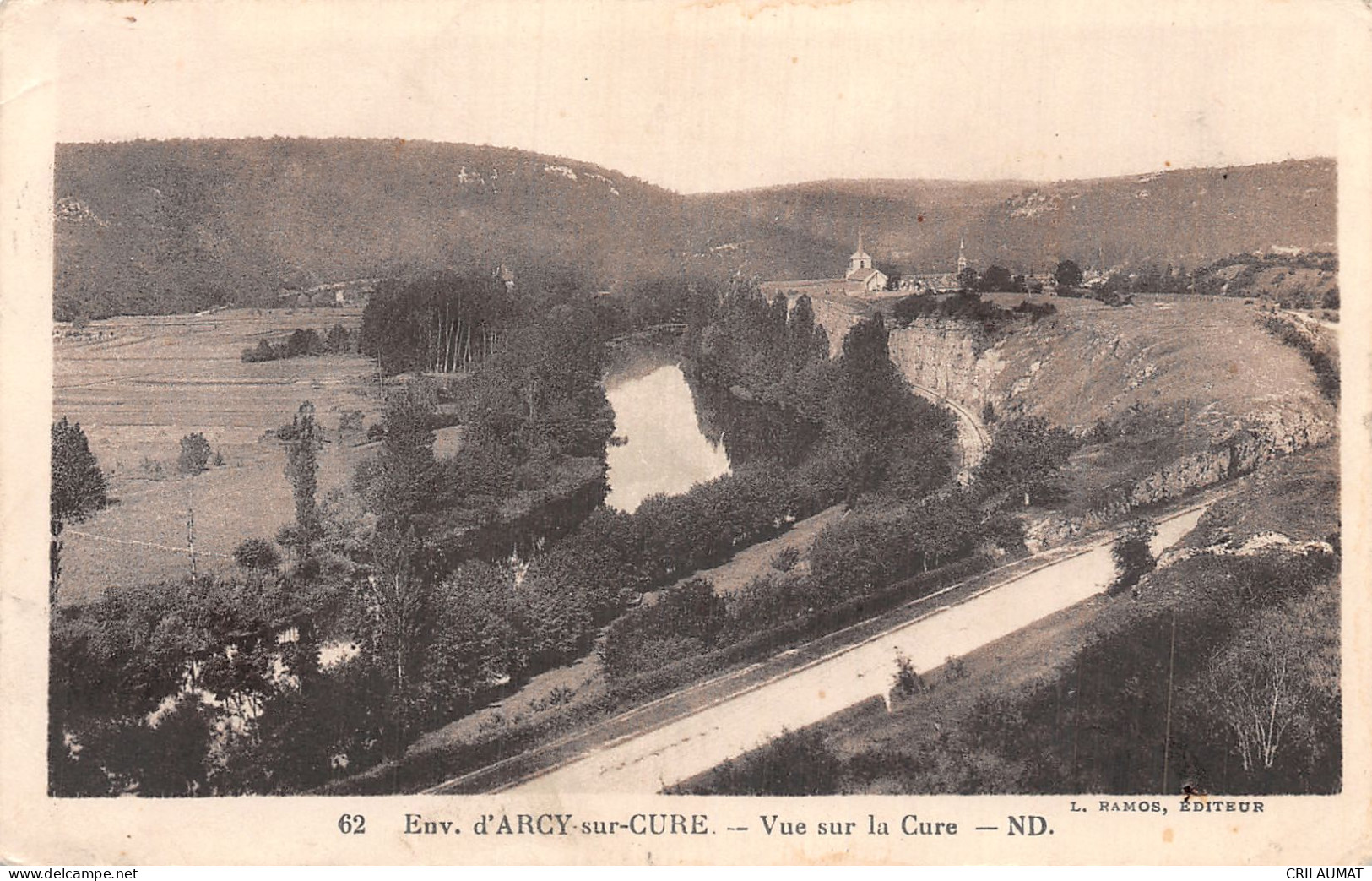 89-ARCY SUR CURE VUE SUR LA CURE-N°5138-E/0331 - Other & Unclassified