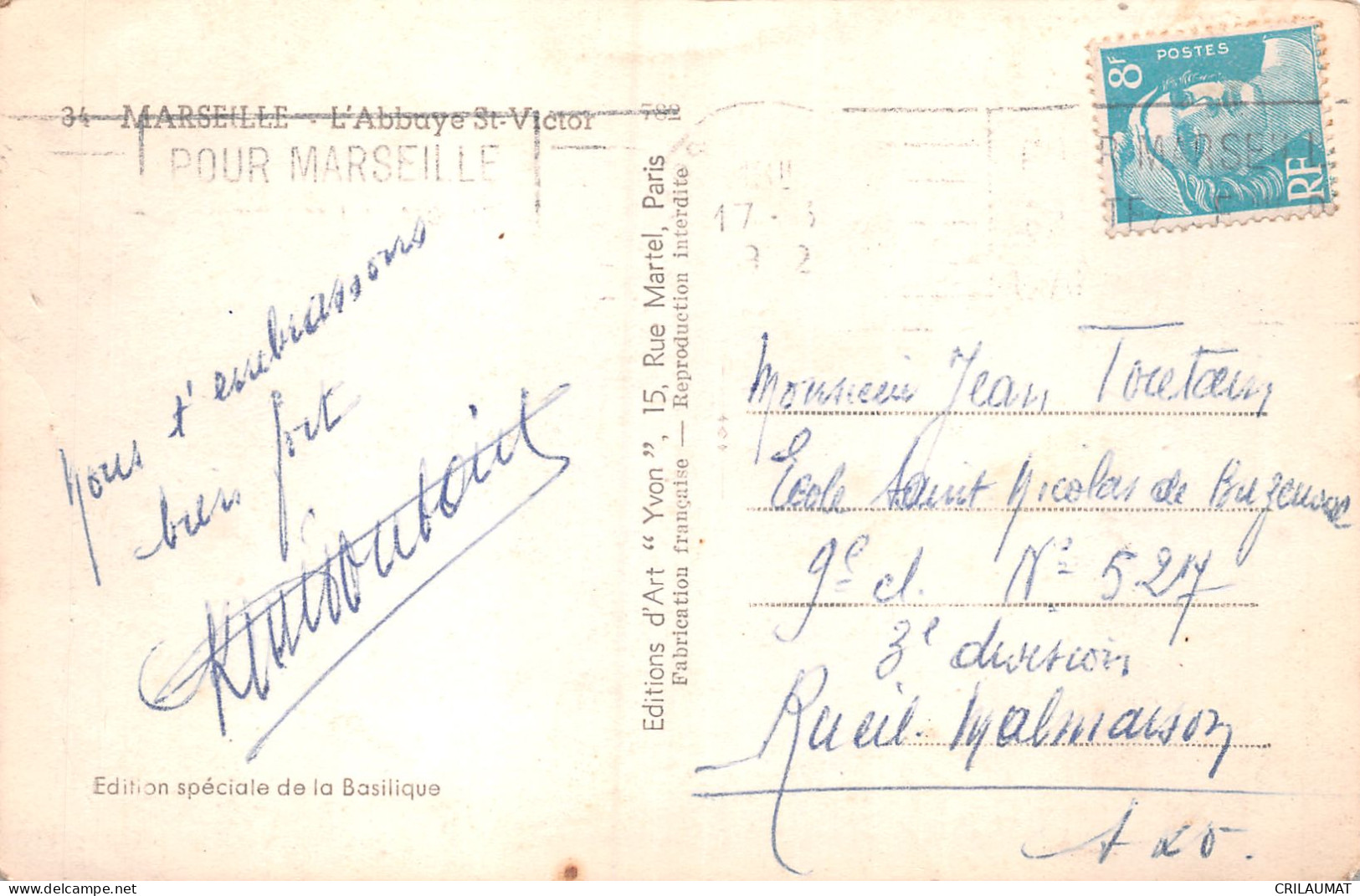 13-MARSEILLE-N°5138-E/0243 - Ohne Zuordnung