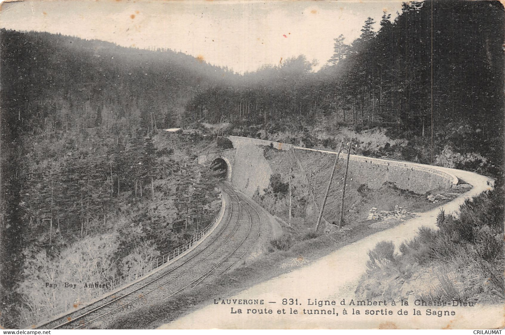 63-LIGNE D AMBERT A LA CHAISE DIEU-N°5138-E/0031 - Autres & Non Classés