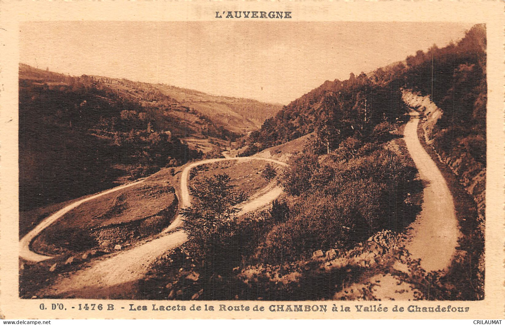 63-ROUTE DE CHAMBON A LA VALLEE DE CHAUDEFOUR-N°5138-E/0013 - Andere & Zonder Classificatie