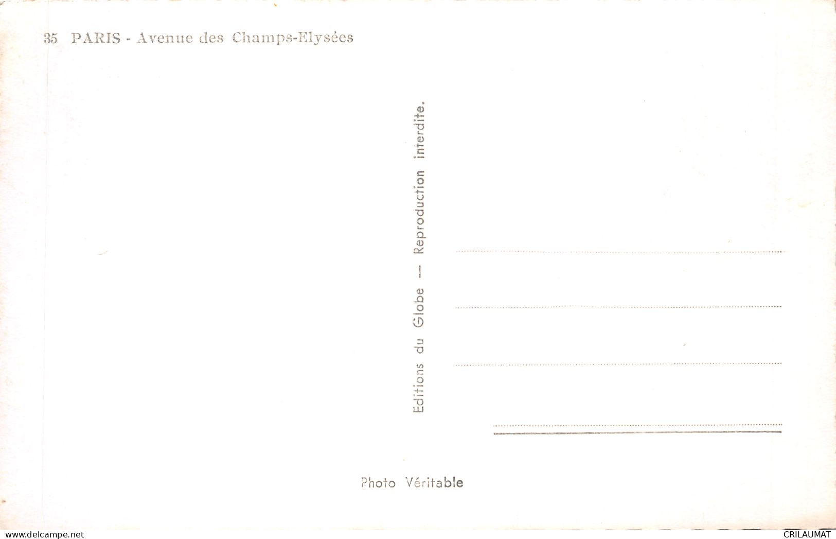 75-PARIS AVENUE DES CHAMPS ELYSEES-N°5138-D/0357 - Andere & Zonder Classificatie