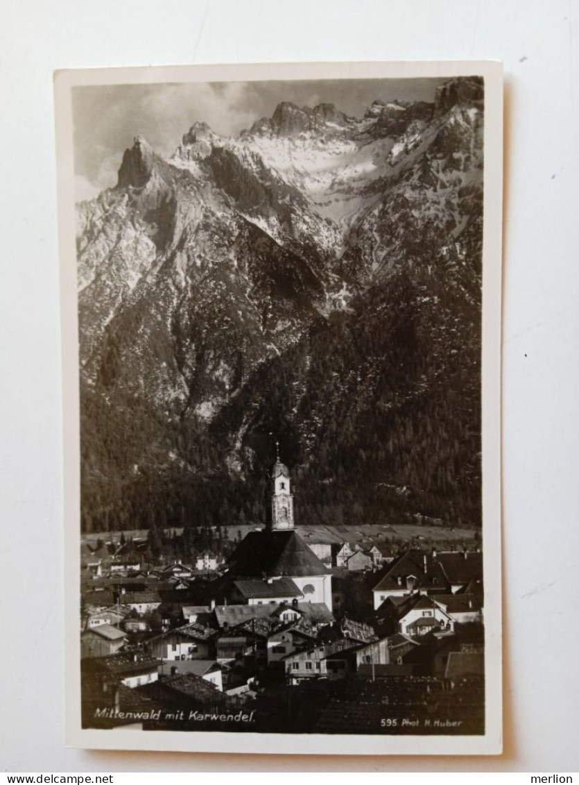 D202683 AK- CPA  - Mittenwald Mit  Karwendel      - Ca 1920-30's FOTO-AK - Mittenwald
