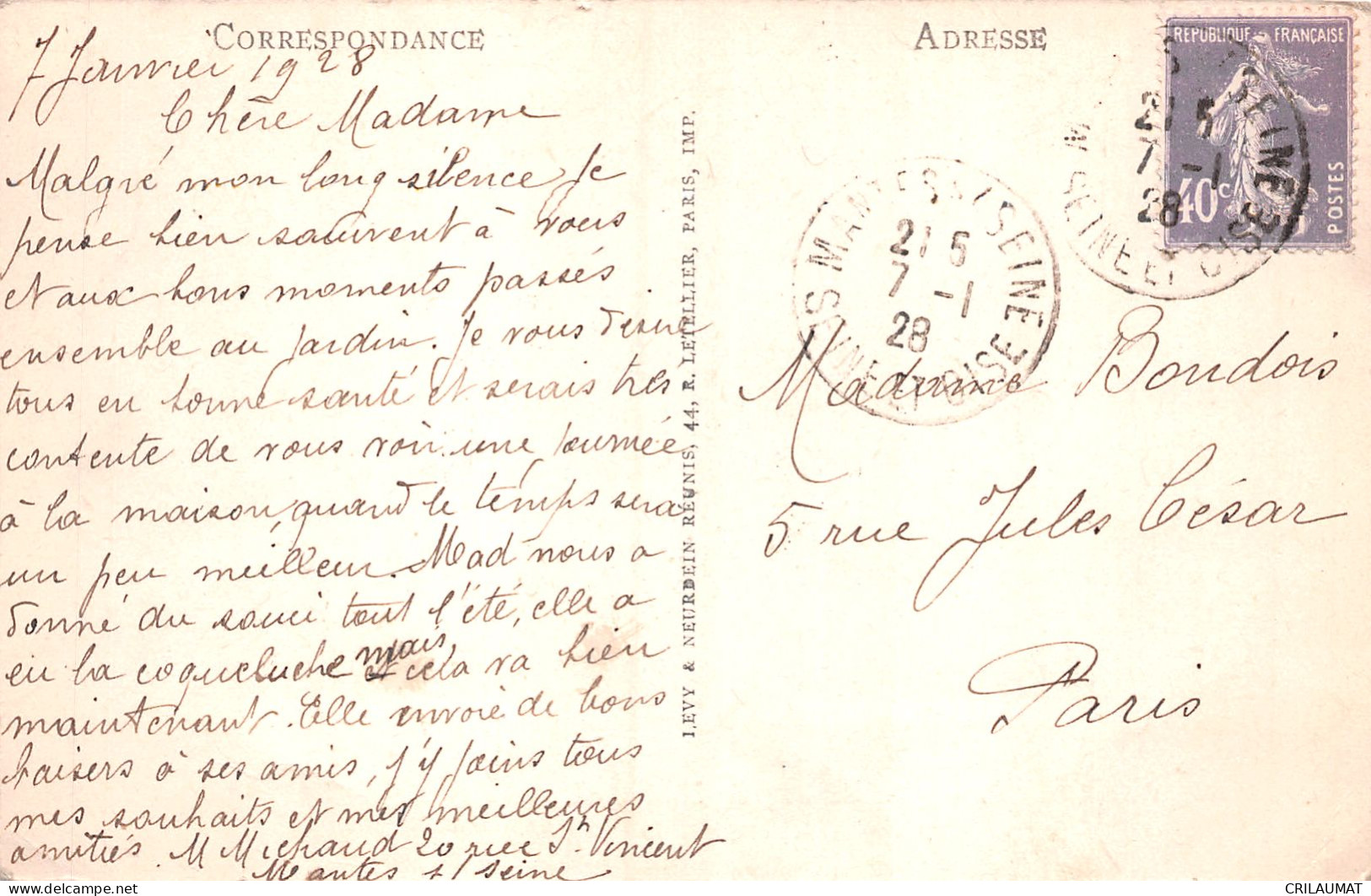 78-MANTES SUR SEINE-N°5138-D/0293 - Mantes La Ville