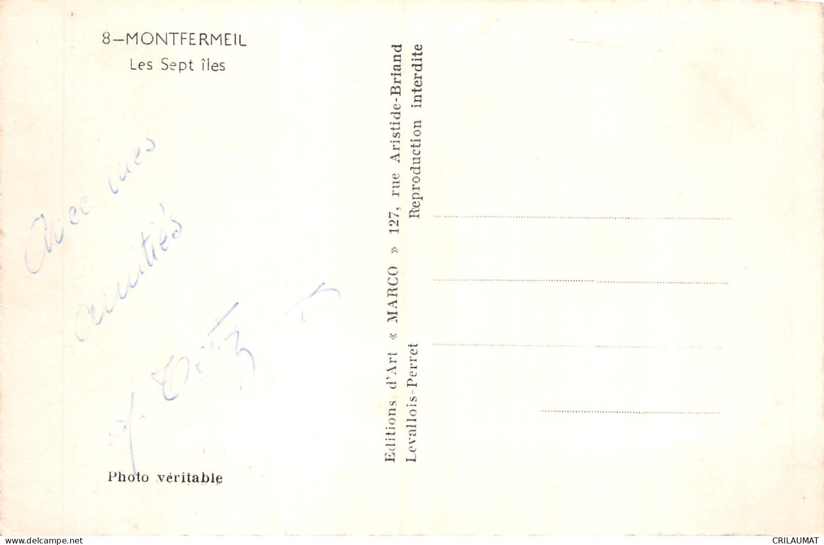 93-MONTFERMEIL-N°5138-C/0323 - Montfermeil