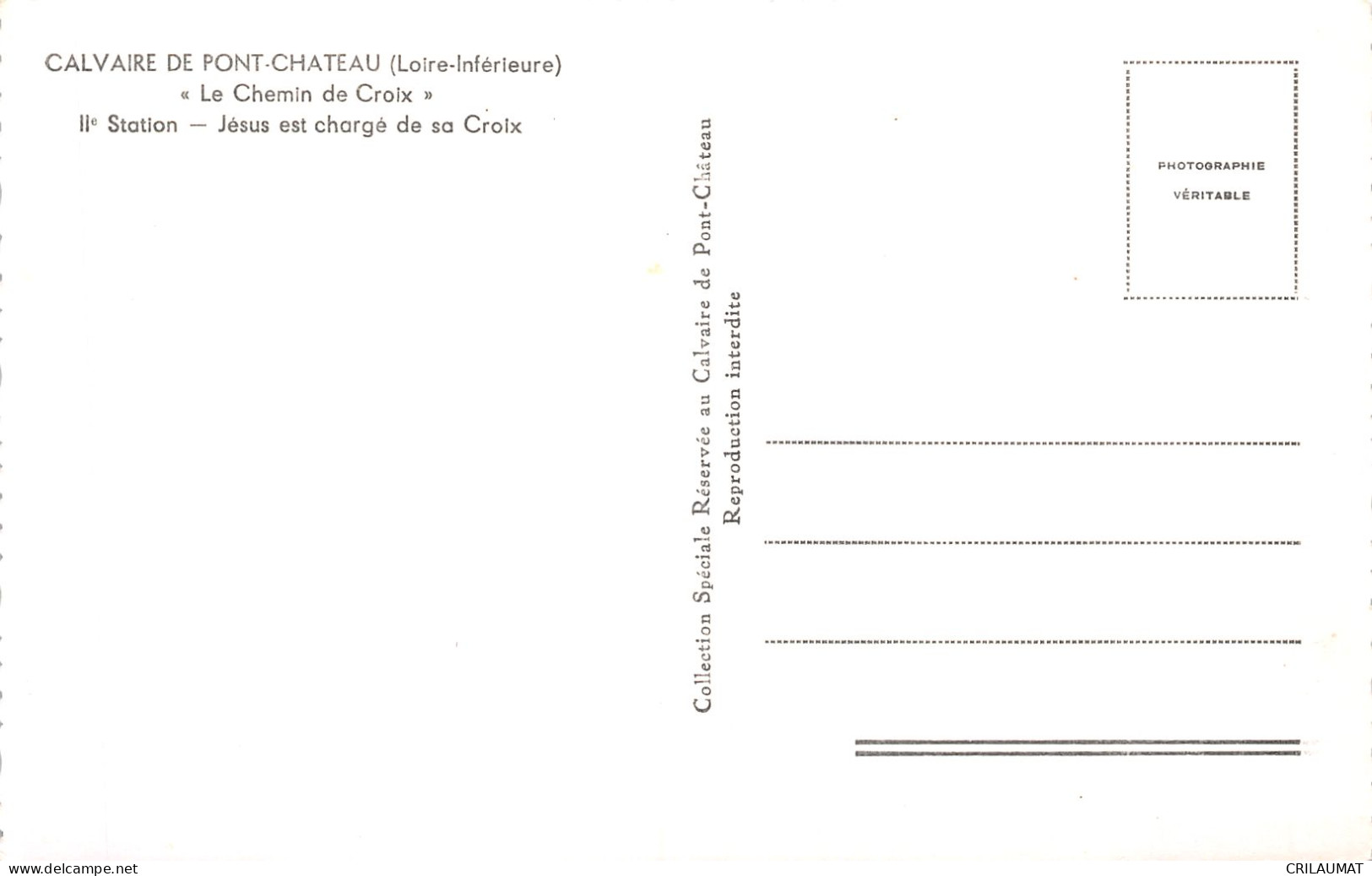 44-PONT CHÂTEAU LE CALVAIRE-N°5138-C/0295 - Autres & Non Classés