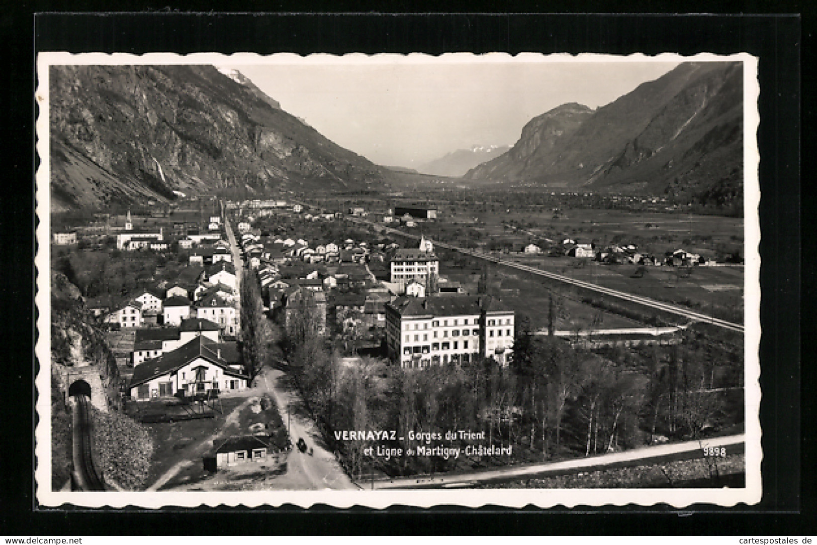 AK Vernayaz, Gorges Du Trient Et Ligne Du Martigny-Chatelard  - Vernayaz