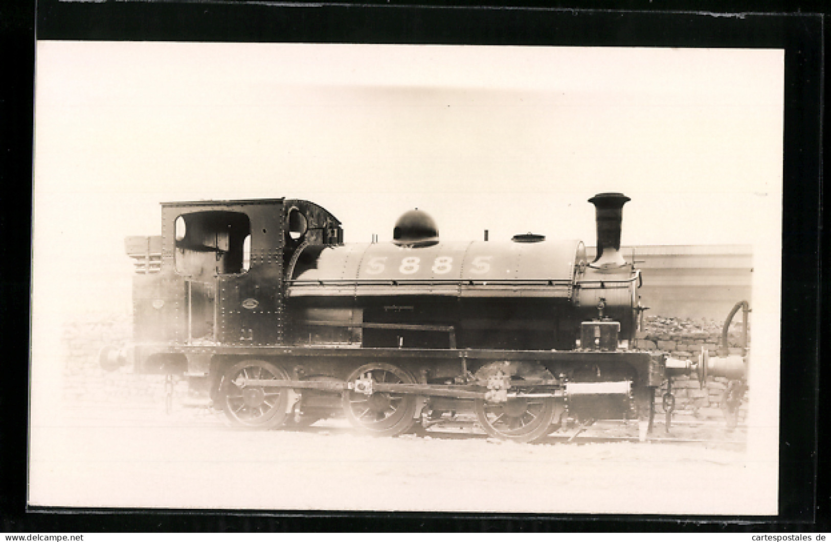 Photo Pc Lokomotive Mit Kennung 5885  - Treni