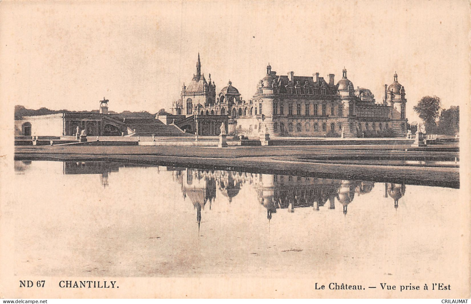 60-CHANTILLY LE CHÂTEAU-N°5138-G/0171 - Chantilly