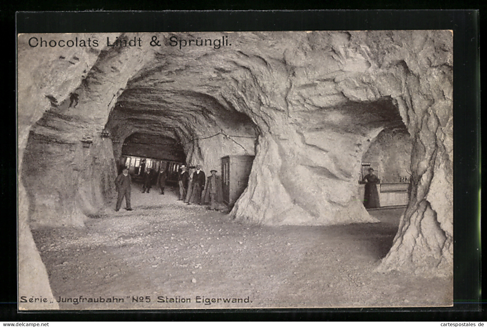 AK Jungfraubahn, Station Eigerwand, Inneres Mit Passagieren  - Other & Unclassified