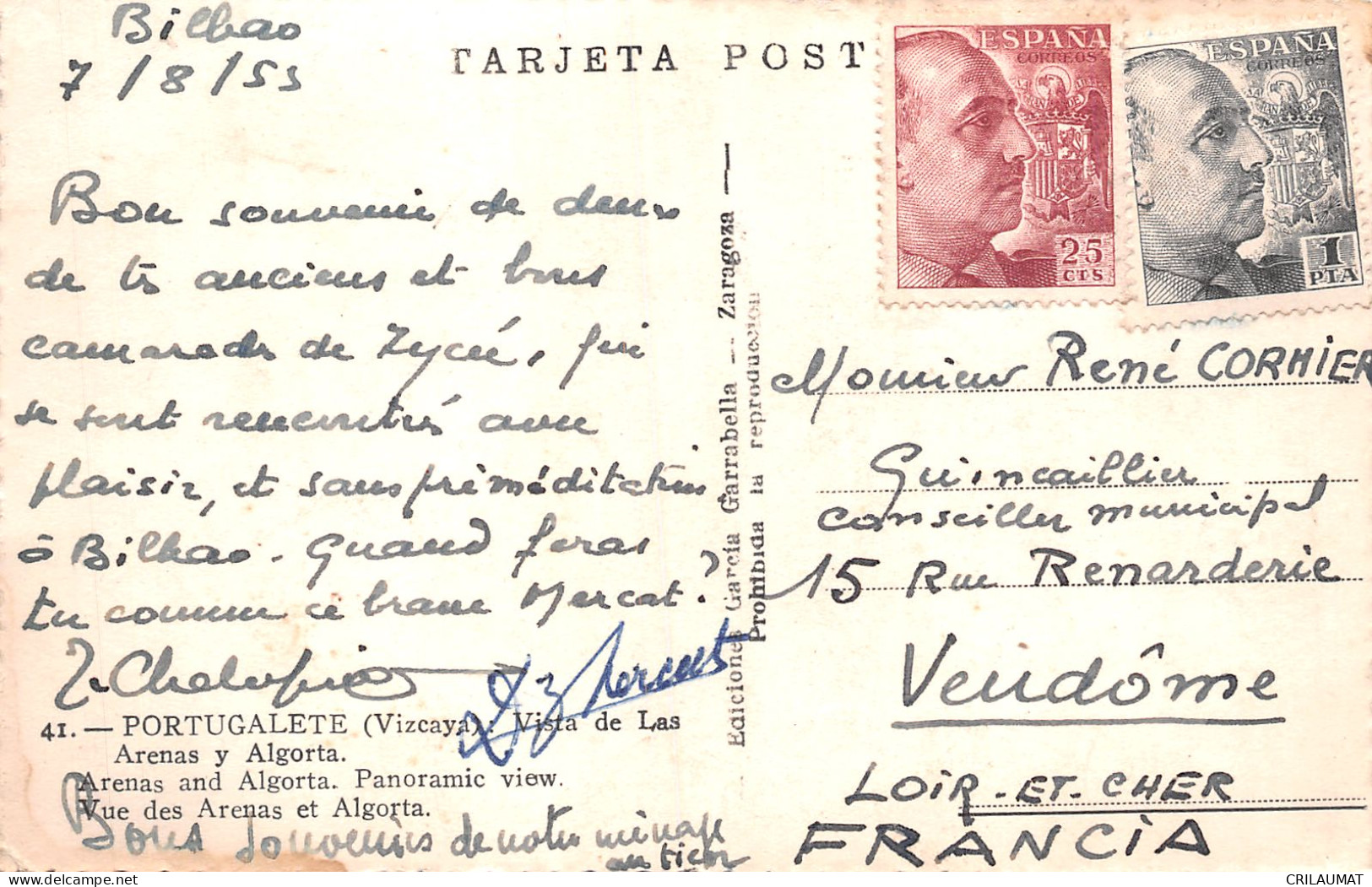 ET-Espagne PORTUGALETE-N°5138-G/0023 - Andere & Zonder Classificatie