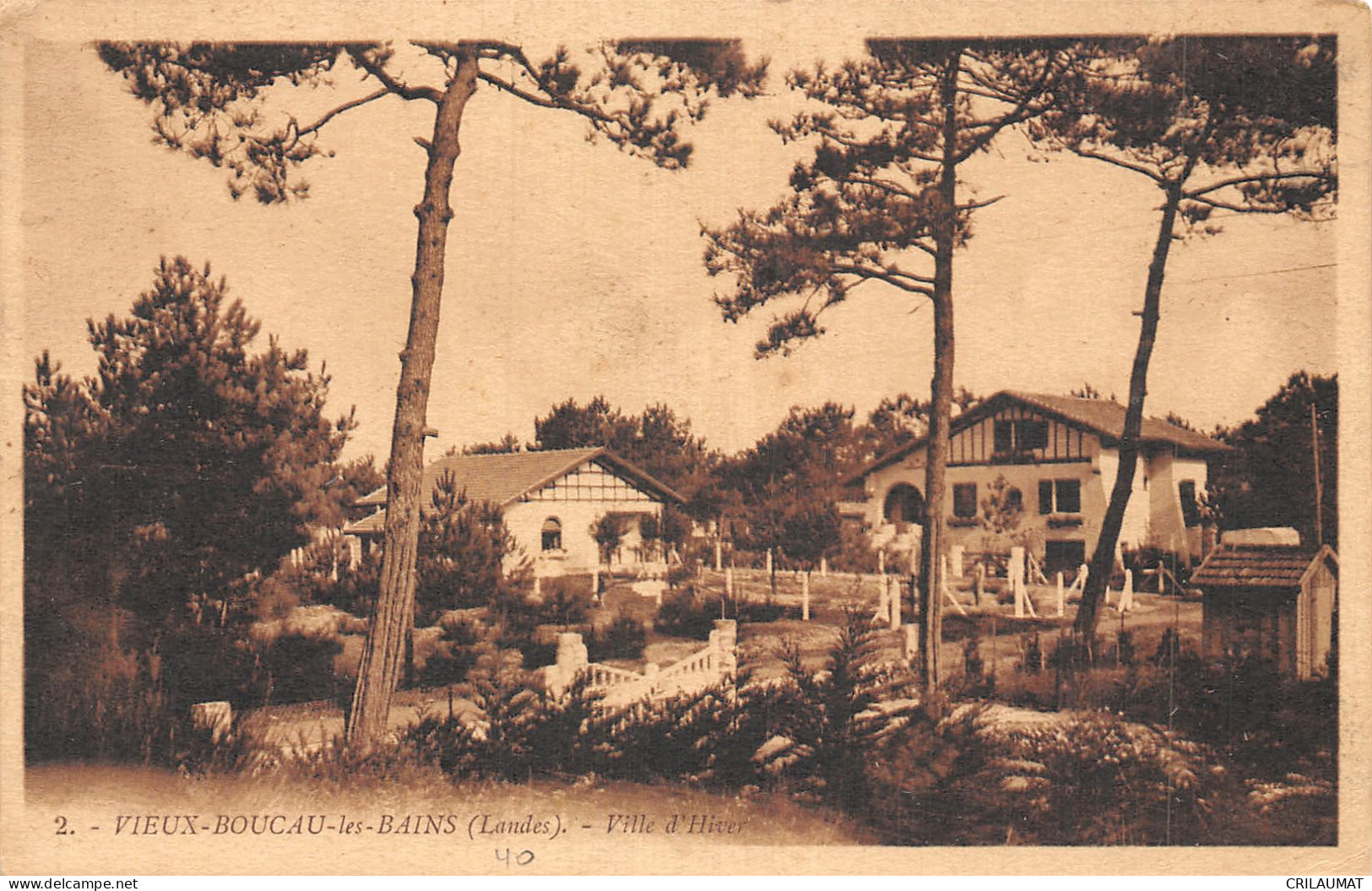 40-VIEUX BOUCAU LES BAINS-N°5138-F/0297 - Vieux Boucau