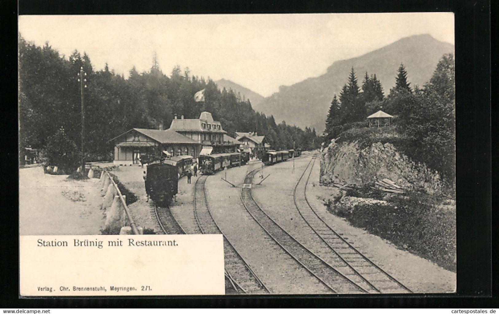 AK Brünigbahn, Station Mit Restaurant  - Other & Unclassified