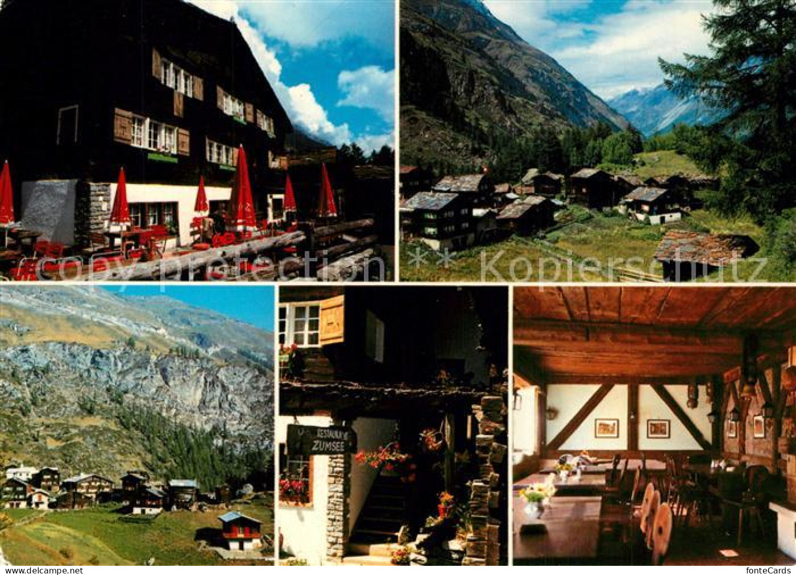 13315977 Zermatt VS Haus Der Aroleiter Restaurant Zum See Alpen Zermatt VS - Andere & Zonder Classificatie