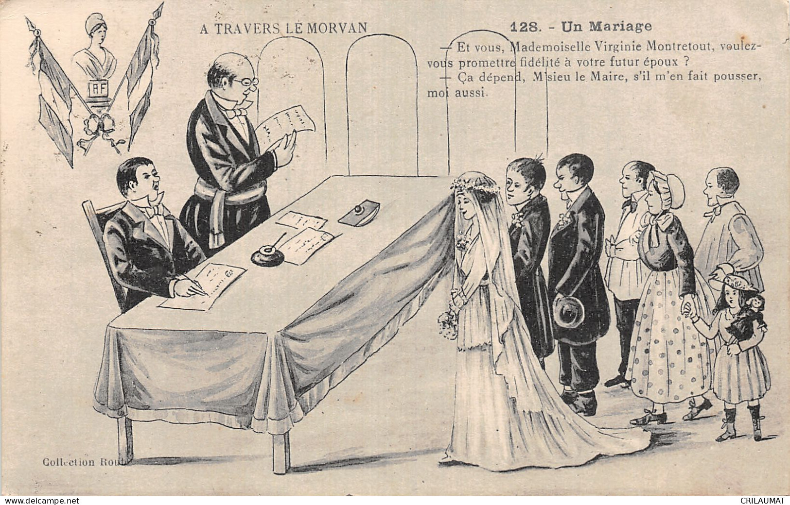 58-LE MORVAN FOLKLORE UN MARIAGE-N°5138-F/0095 - Autres & Non Classés