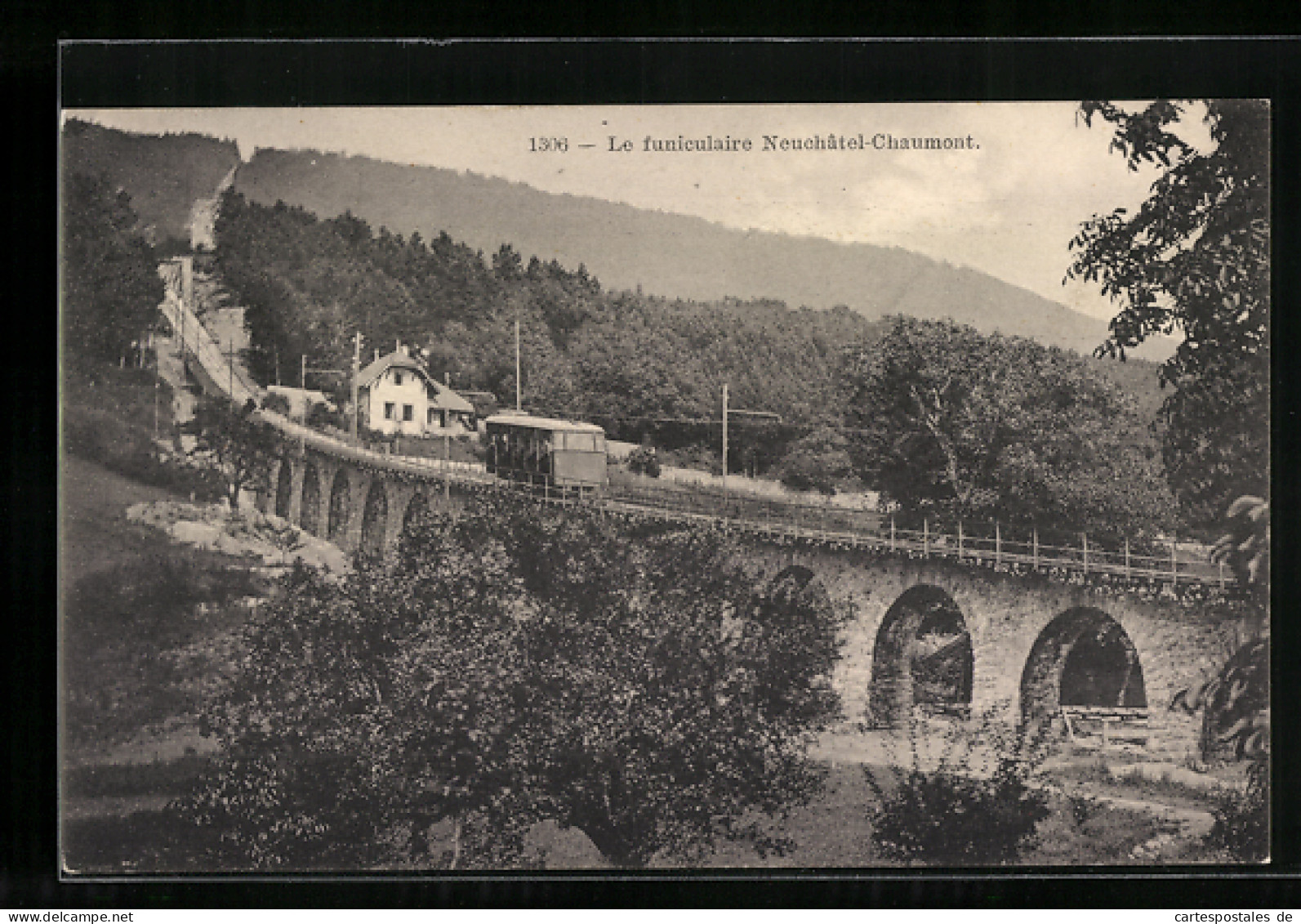 AK Neuchatel, Le Funicolaire Chaumont  - Sonstige & Ohne Zuordnung