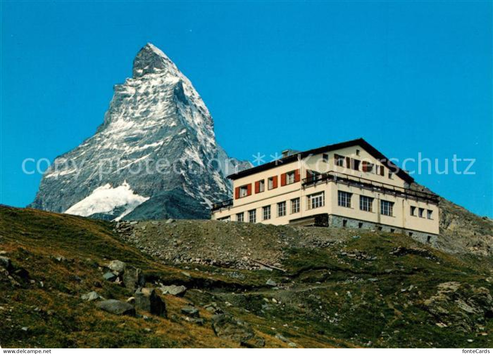 13315479 Zermatt VS Hotel Schwarzsee Matterhorn Mont Cervin Walliser Alpen Zerma - Andere & Zonder Classificatie