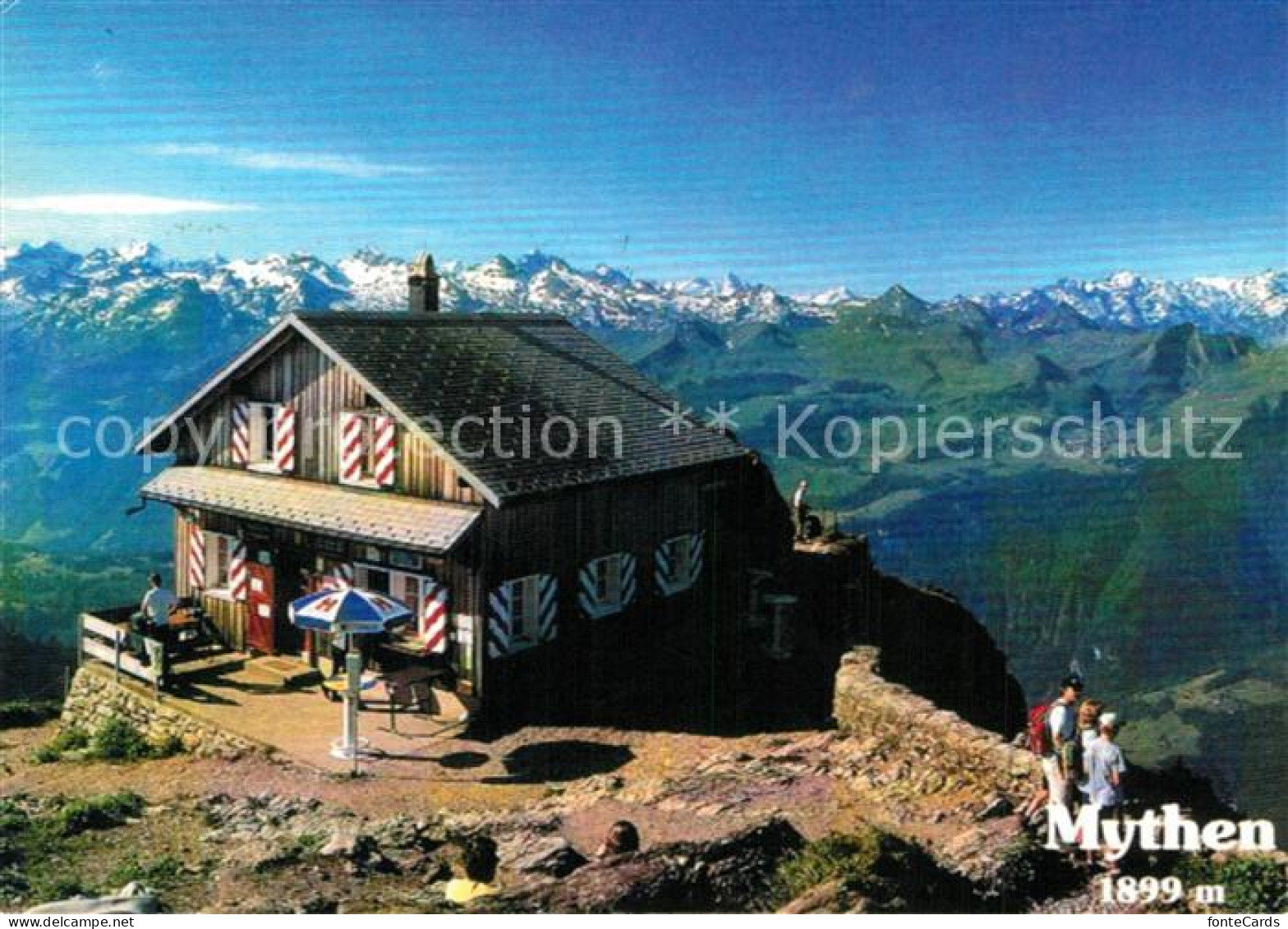 13315397 Schwyz Bergrestaurant Grosser Mythen Fernsicht Alpenpanorama Schwyz - Other & Unclassified