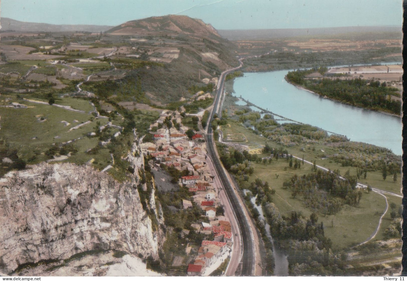 Cpsm 07 Soyons Vue Générale Le Rhône Et Sa Vallée - Andere & Zonder Classificatie