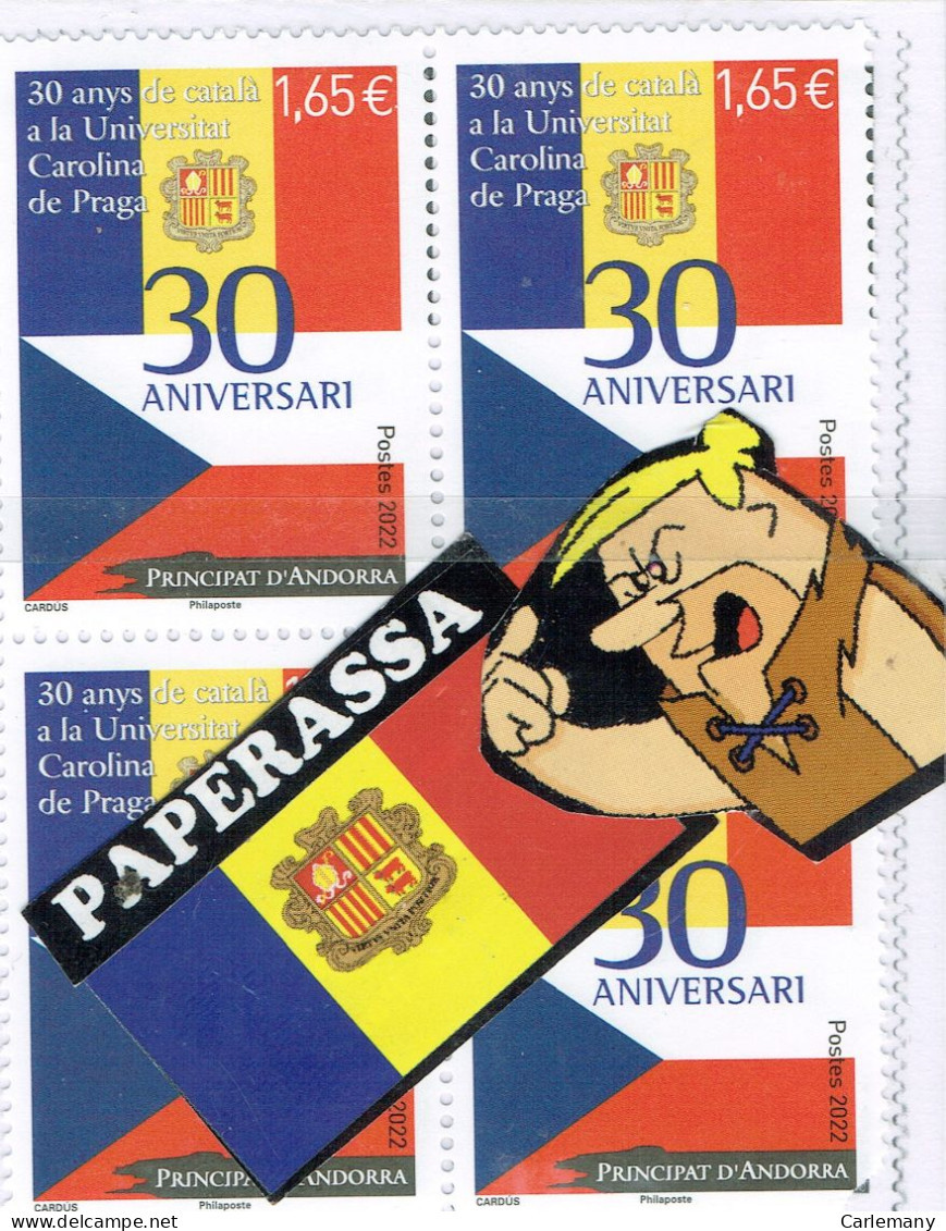 ANDORRE 2022  1 Timbre Neuf - Unused Stamps