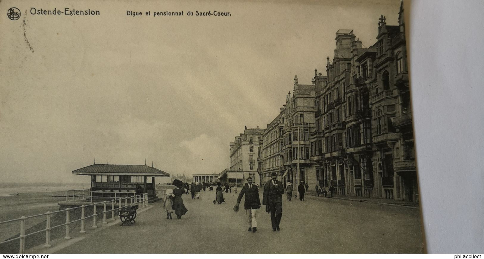 Oostende - Ostende - Extension // Digue Et Pensionnat De Sacre - Coeur 1911 - Oostende