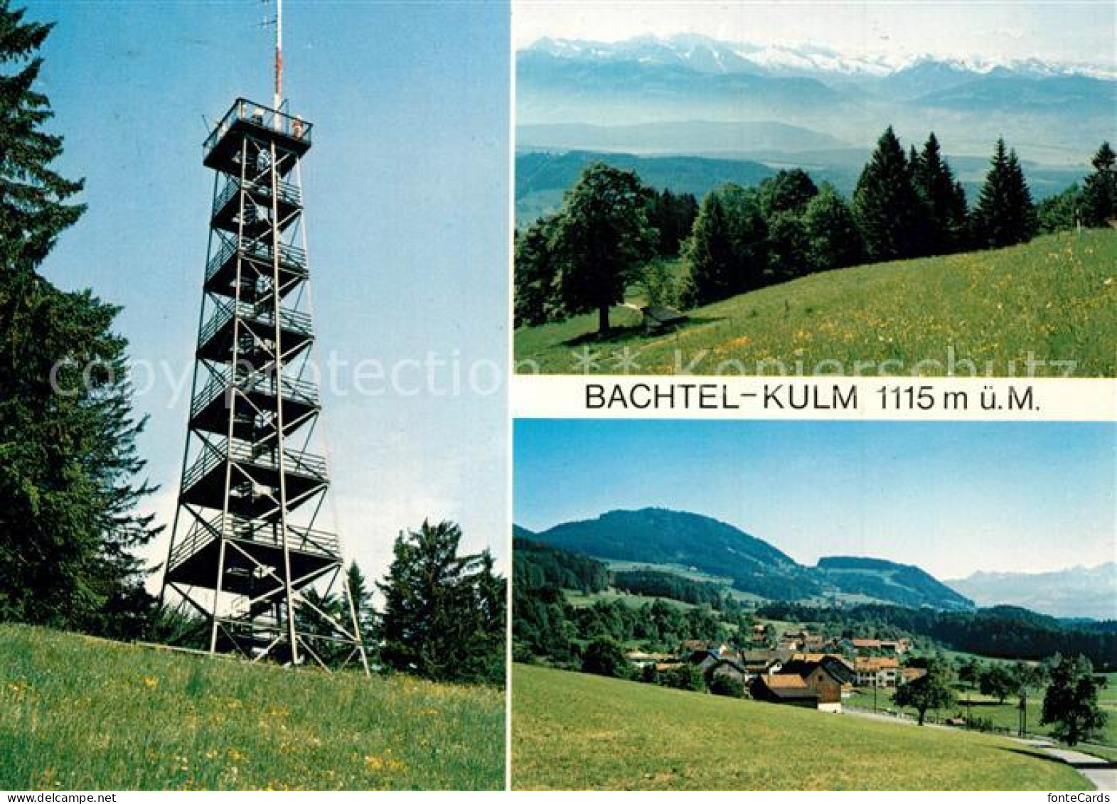 13313767 Bachtel Kulm Aussichtspunkt Zuercher Oberland Landschaftspanorama Alpen - Other & Unclassified