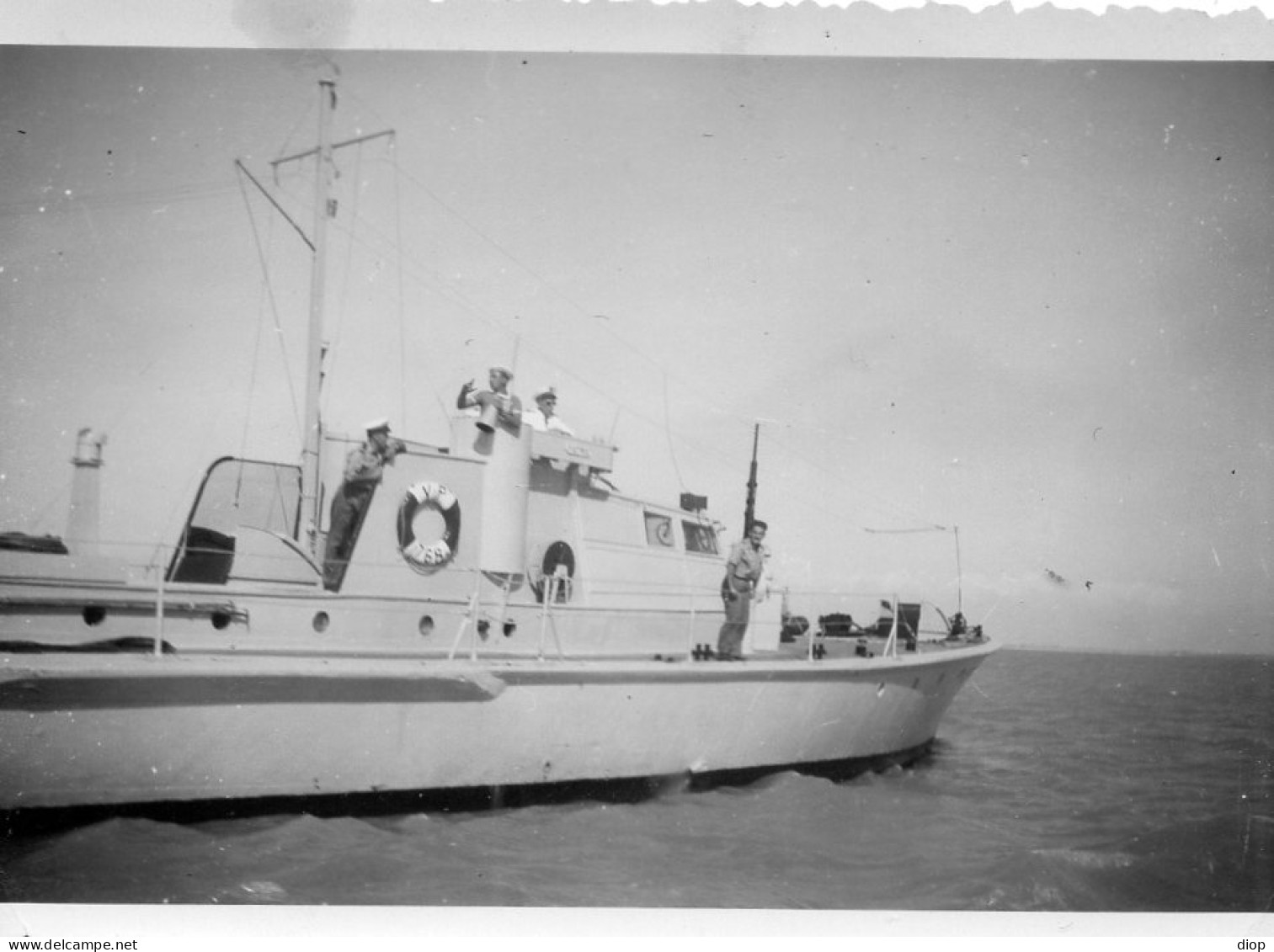 Photo Vintage Paris Snap Shop - Fouras Bateau Marine Militaire - War, Military