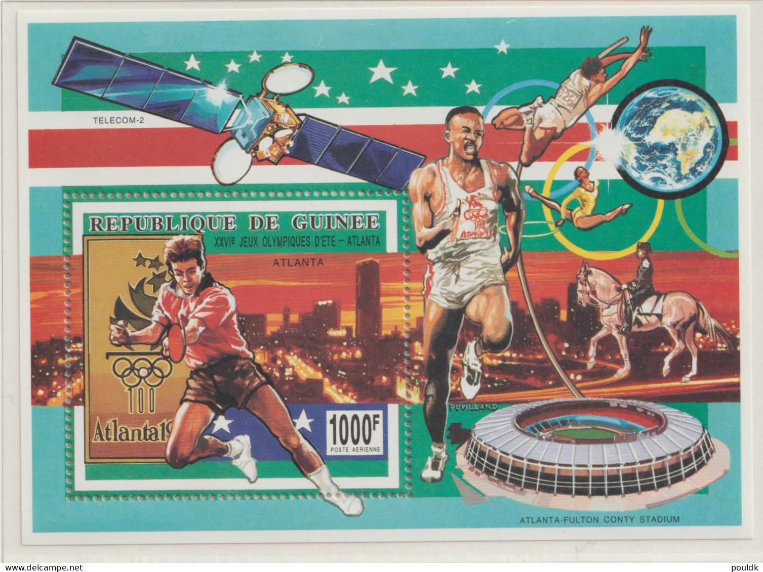 Guinee 1996 Olympic Games In Atlanta Four Stamps + Souvenir Sheet MNH/**. Postal Weight Approx 0,04 Kg. Please Read Sale - Verano 1996: Atlanta