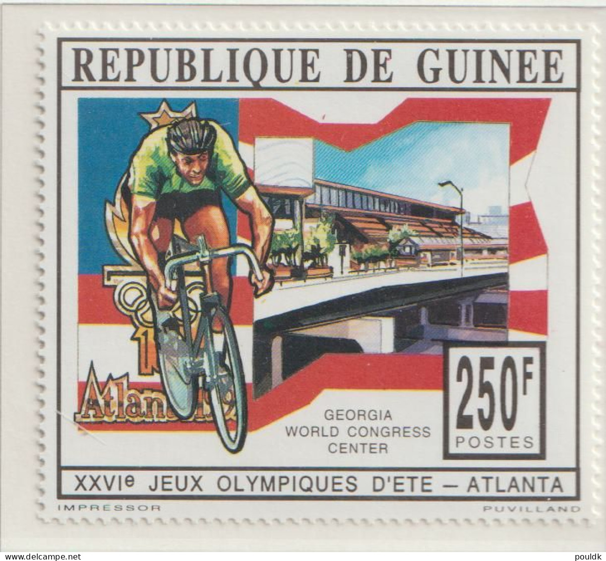 Guinee 1996 Olympic Games In Atlanta Four Stamps + Souvenir Sheet MNH/**. Postal Weight Approx 0,04 Kg. Please Read Sale - Summer 1996: Atlanta