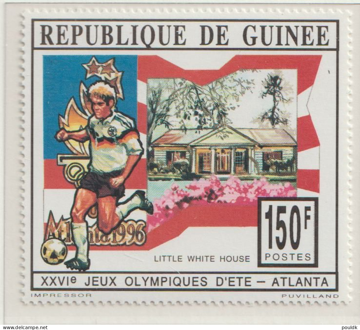 Guinee 1996 Olympic Games In Atlanta Four Stamps + Souvenir Sheet MNH/**. Postal Weight Approx 0,04 Kg. Please Read Sale - Zomer 1996: Atlanta