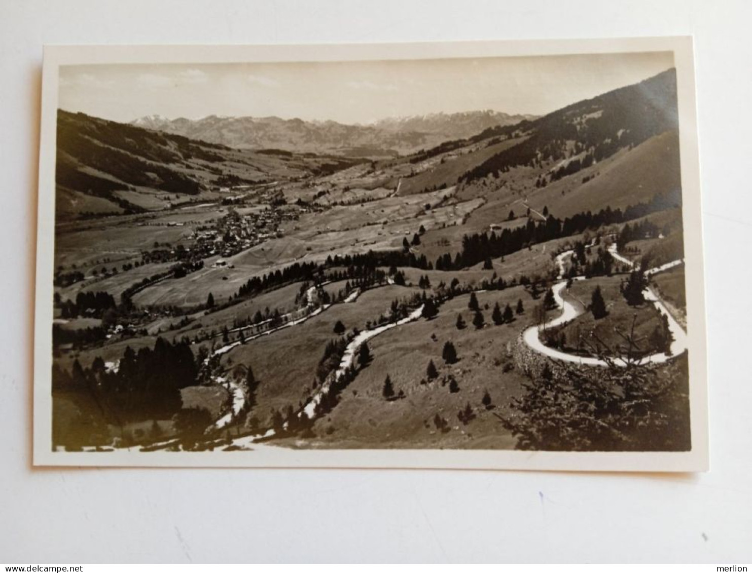 D202687  AK- CPA  - HINDELANG -Bad Oberdorf   Blick V. Jochschrofen   - Ca 1920-30's  FOTO-AK - Hindelang