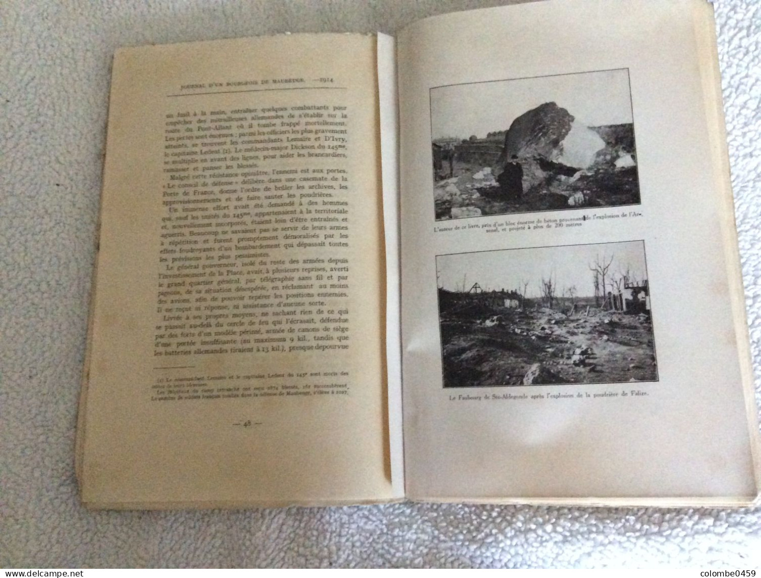 Ancien Livre "Journal D'un Bourgeois De Maubeuge Avant Pendant Le Siège Et L'Occupation Allemande 1914-1918 - 1901-1940