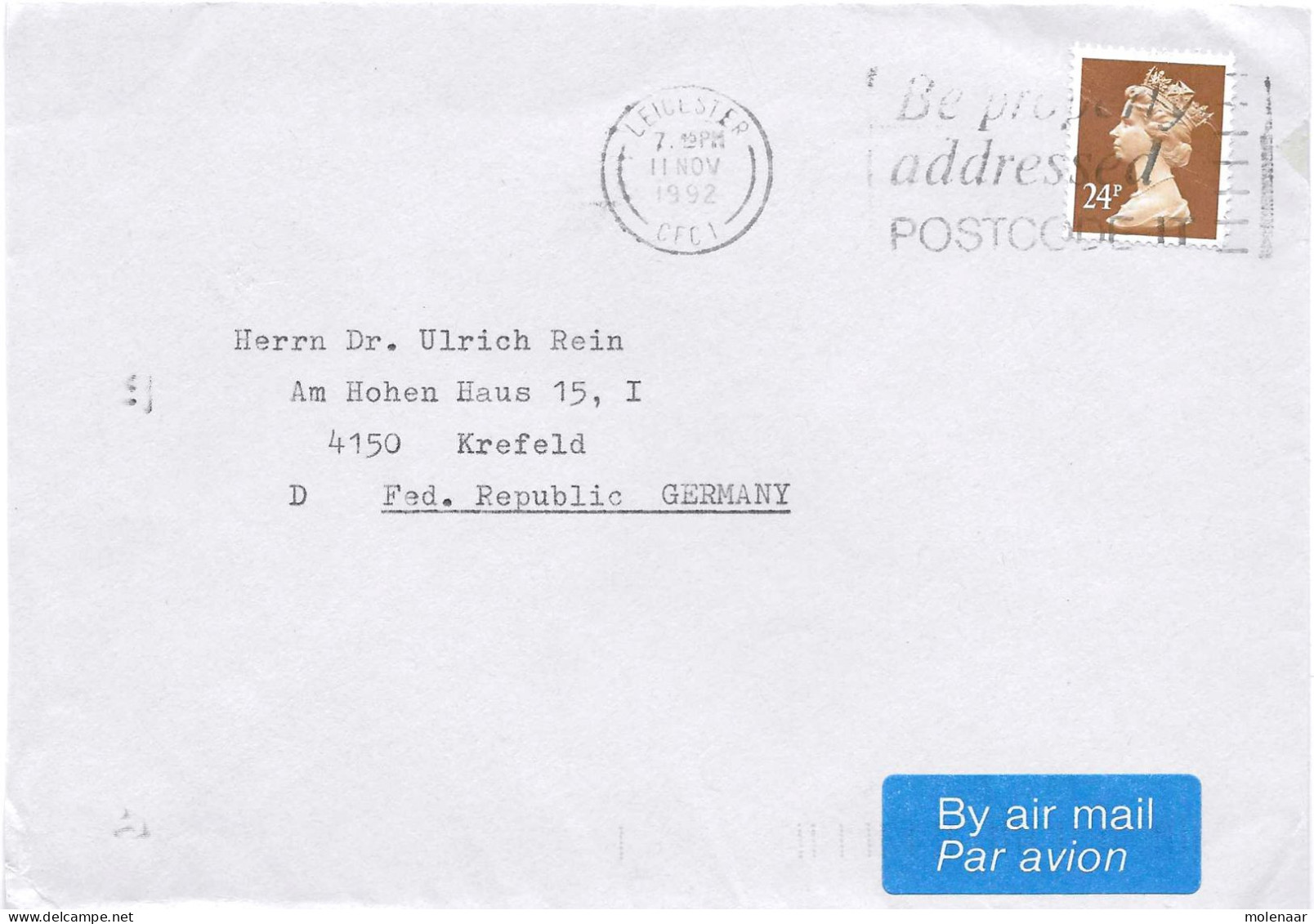 Postzegels > Europa > Groot-Brittannië > 1952-2022 Elizabeth II > Brief Met No. 1338 (17528) - Lettres & Documents